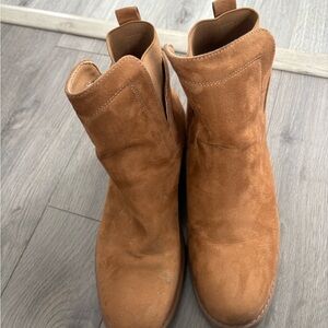 🔥3/$25 DEAL: Camel Suede Ankle Boots